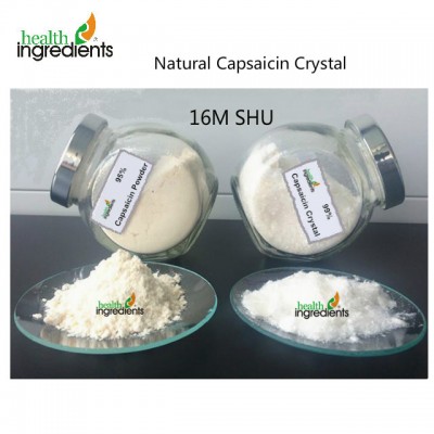 2015 hardly solutable to water pure capsaicin/capsaicin crystal price/capsaicin 98% in bulk